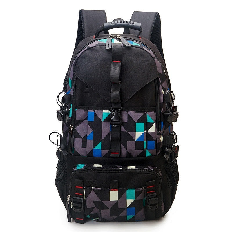 Men's Waterproof Oxford Cloth Backpack Hiking Backpack