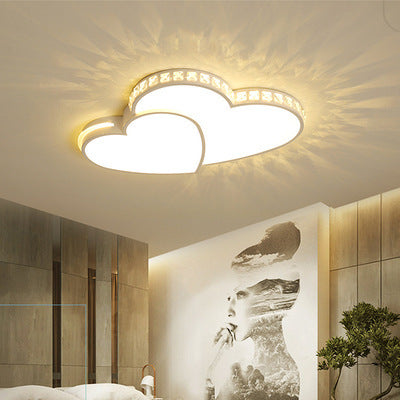 Children's Room LED Ceiling Light Dining Room And Study Room Bedroom Heart-shaped Light